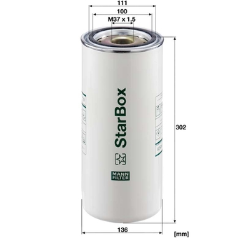 Filtru separator aer ulei - MANN-FILTER [LB 13 145/29]