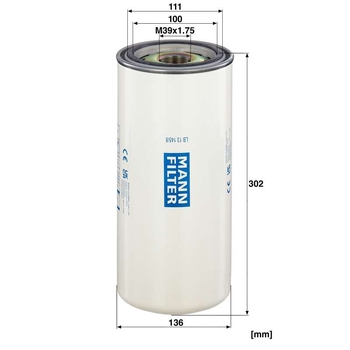 Filtru separator aer ulei - MANN-FILTER [LB 13 145/8]