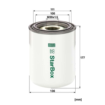 Filtru separator aer ulei - MANN-FILTER [LB 1374/20]