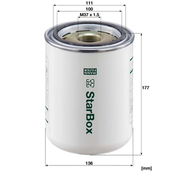 Filtru separator aer ulei - MANN-FILTER [LB 1374/29]