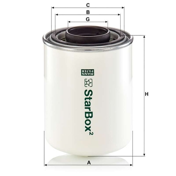 Filtru separator aer ulei - MANN-FILTER [LB 1374/30]