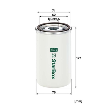 Filtru separator aer ulei - MANN-FILTER [LB 719/20]