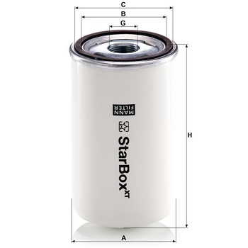 Filtru separator aer ulei - MANN-FILTER [LB 719/50]