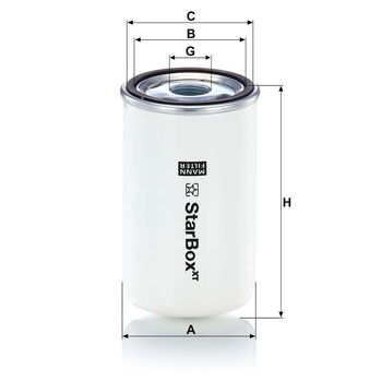 Filtru separator aer ulei - MANN-FILTER [LB 719/51]