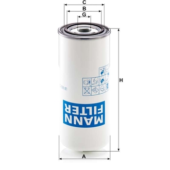 Filtru separator aer ulei - MANN-FILTER [LB 962/12]