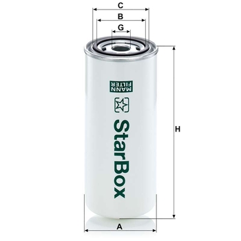 Filtru separator aer ulei - MANN-FILTER [LB 962/21]