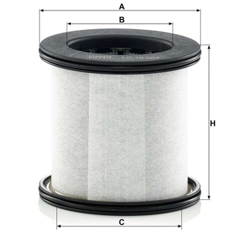 Filtru aer ventilatie - MANN-FILTER [LC 10 007 x]