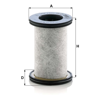 Fltru epurator gaze - MANN-FILTER [LC 7201 x]