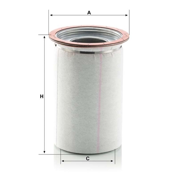 Filtru separator aer ulei - MANN-FILTER [LE 10 001]