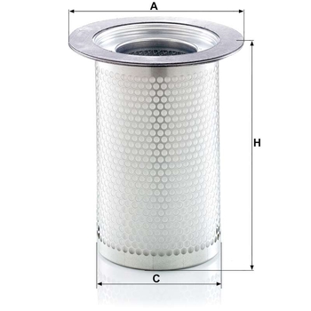 Filtru separator aer ulei - MANN-FILTER [LE 15 011]