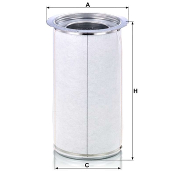 Filtru separator aer ulei - MANN-FILTER [LE 16 002]