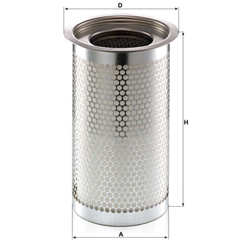 Filtru separator aer ulei - MANN-FILTER [LE 17 011 x]