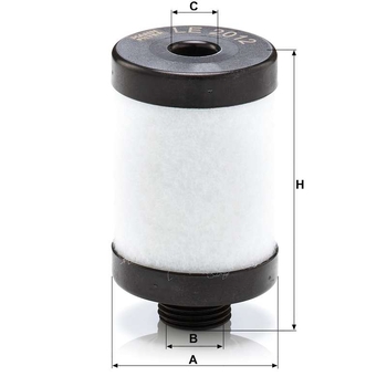 Filtru separator aer ulei - MANN-FILTER [LE 2012]