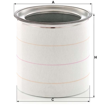 Filtru separator aer ulei - MANN-FILTER [LE 51 002]