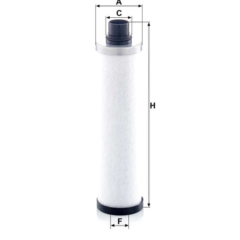 Filtru separator aer ulei - MANN-FILTER [LE 6024]