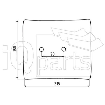 Placa stg/dr  - iQ parts [P5801101P]