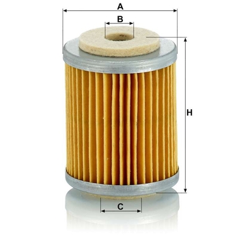Filtru combustibil - MANN-FILTER [P 609]