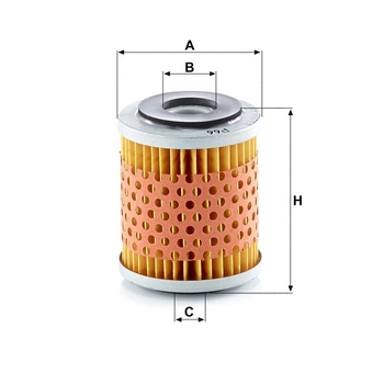 Filtru combustibil - MANN-FILTER [P 66 x]