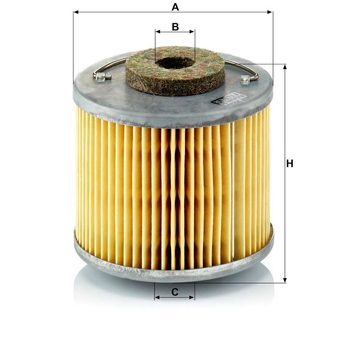 Filtru combustibil - MANN-FILTER [P 715]