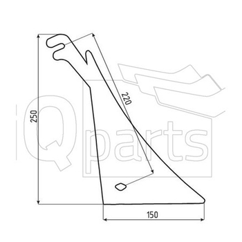 Piept cormana stg WS/WY350  - iQ parts [PK600600BP]