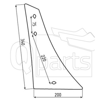 Piept cormana stg WY400  - iQ parts [PK800601P]