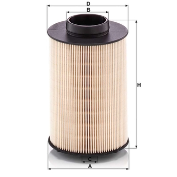 Filtru combustibil - MANN-FILTER [PU 10 020 x]