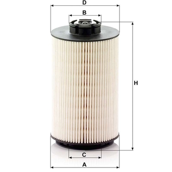 Filtru combustibil - MANN-FILTER [PU 1058/1 x]