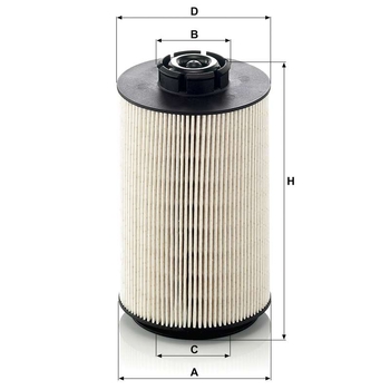 Filtru combustibil - MANN-FILTER [PU 1058 x]