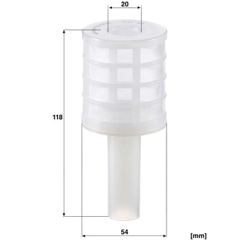 Filtru combustibil - prefiltru - MANN-FILTER [PU 53]
