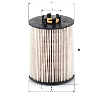 Filtru combustibil - MANN-FILTER [PU 815 x]