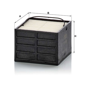 Filtru combustibil - MANN-FILTER [PU 88]