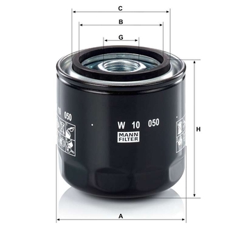 Filtru ulei - MANN-FILTER [W 10 050]