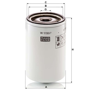 Filtru - MANN-FILTER [W 1150/7]