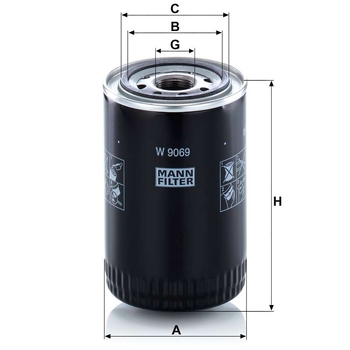 Filtru ulei - MANN-FILTER [W 9069]