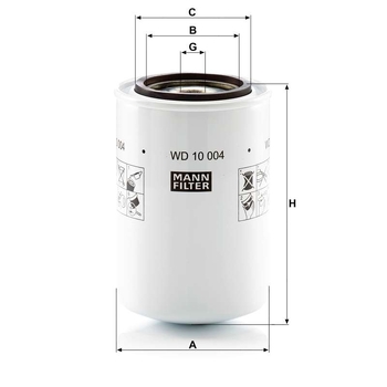 Filtru - MANN-FILTER [WD 10 004]