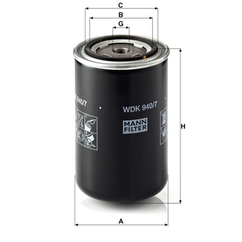 Filtru combustibil - MANN-FILTER [WDK 940/7]