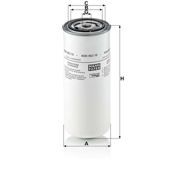 Filtru combustibil - MANN-FILTER [WDK 962/16]