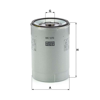 Filtru combustibil - MANN-FILTER [WK 1070 x]