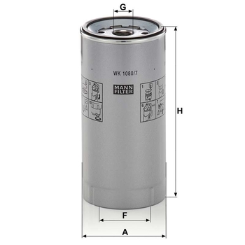 Filtru combustibil - MANN-FILTER [WK 1080/7 x]