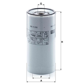 Filtru combustibil - MANN-FILTER [WK 11 016 z]