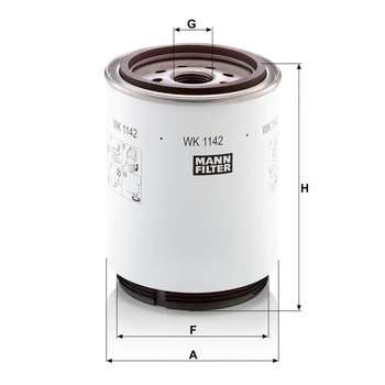 Filtru combustibil - MANN-FILTER [WK 1142 x]