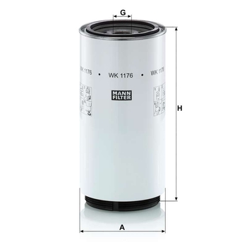 Filtru - MANN-FILTER [WK 1176 x]