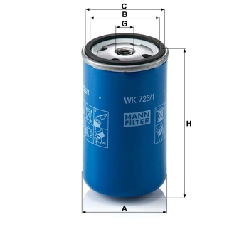 Filtru combustibil - MANN-FILTER [WK 723/1]