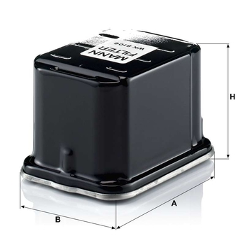 Filtru combustibil - MANN-FILTER [WK 8106]