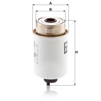 Filtru combustibil - MANN-FILTER [WK 8108]