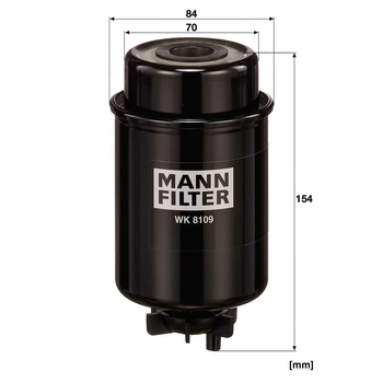 Filtru combustibil - MANN-FILTER [WK 8109]
