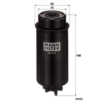 Filtru combustibil - MANN-FILTER [WK 8123]
