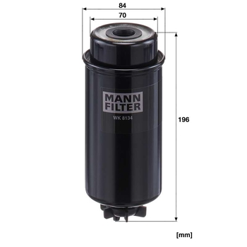 Filtru combustibil - MANN-FILTER [WK 8134]