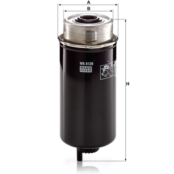 Filtru combustibil - MANN-FILTER [WK 8139]