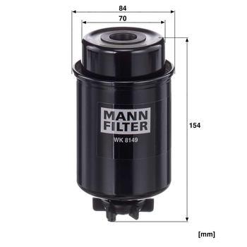 Filtru combustibil - MANN-FILTER [WK 8149]